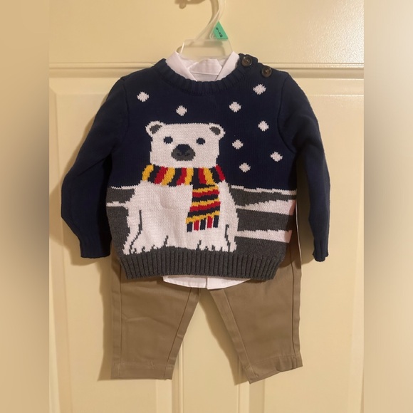 6-9 months, 3 piece sweater set - Picture 1 of 3